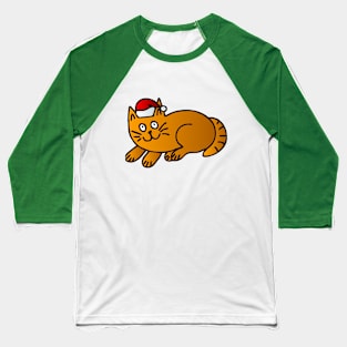 Here Comes Santa Claws Baseball T-Shirt